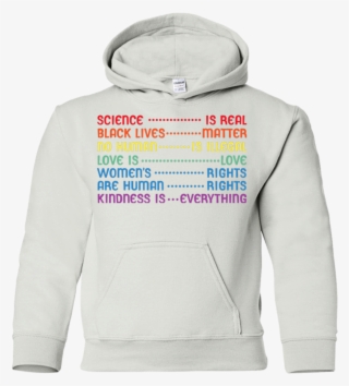 Science Is Real Black Lives Matter Shirt Youth Hoodie