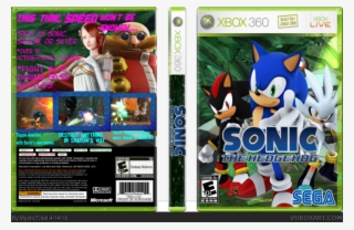 Sonic The Hedgehog Box Art Cover - Xbox 360