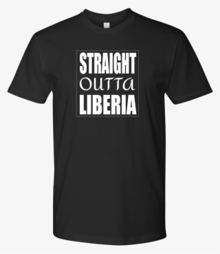 Straight Outta Liberia Men's T-shirt - Echo And The Bunnymen Tour Merch