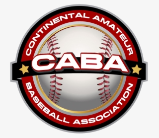 Caba Red Gold Trim Baseball Logo - Circle