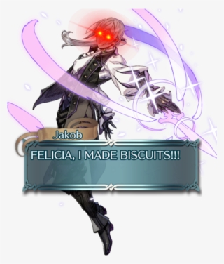 And Then, Critical Sprite With Glowing Red Eyes "felicia, - Jakob Fire Emblem Heroes