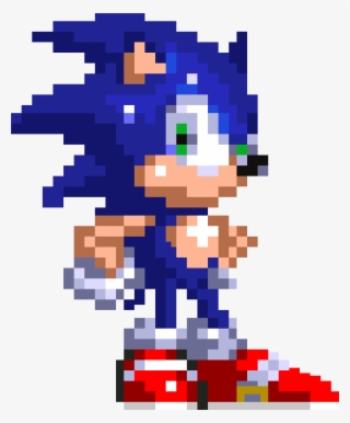 Sonic Hd Sprite By Moongrape - Sprite Game 2d PNG Transparent With