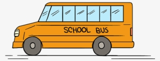 How To Draw School Bus - Draw A Bus Easy