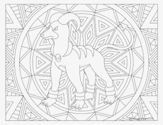 Adult Pokemon Coloring Page Houndoom - Pokemon Colouring Pages Adults