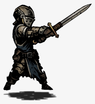 Crusader Sprite Attack Sword - Darkest Dungeon Crusader Female Skin