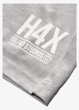H4x Robot Head Tee Grey Tshirts - Monochrome