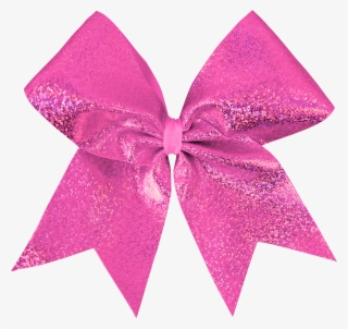 Bubblegum Pink Disco I Love Cheer® Hair Bow - Pink Hair Bow Png