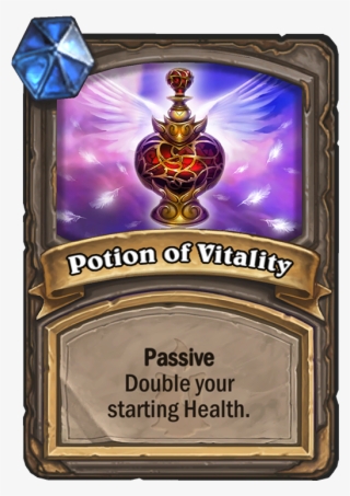 Potion Of Vitality Card - Hearthstone Potion