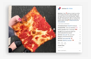 Domino's Points For Pies Instagram Post - California-style Pizza