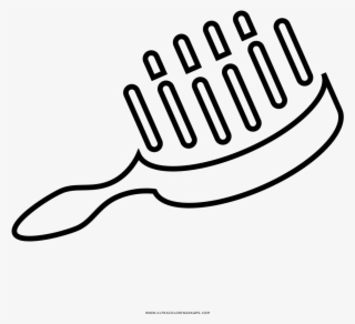 Hair Brush Coloring Page