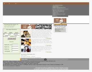 Enterprise Mortgage Competitors, Revenue And Employees - Web Page