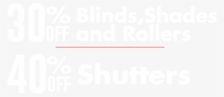 30% And 40% Off Window Treatments - Beige