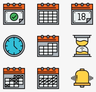 Time And Date Pack Color - Date Icon Color