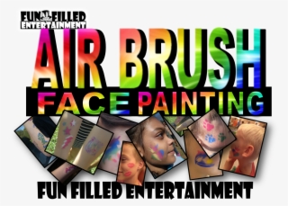 Air Brush Face Painting Performer - Poster
