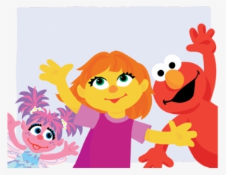 Larger Clipart Elmo - Sesame Street Autism Julia