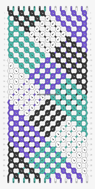 Normal Pattern - Friendship Bracelet Patterns 6 Colors