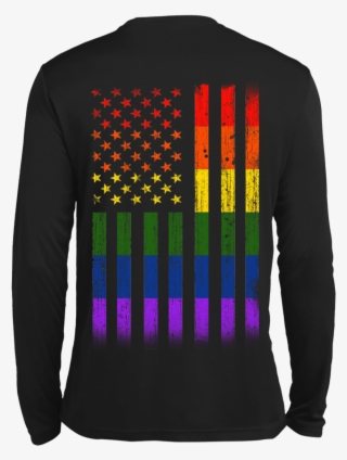 Rainbow Lesbian Gay Pride Lgbt America Flag - Sweater