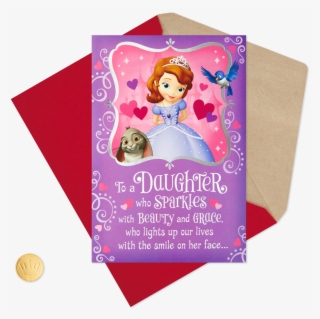 Sofia The First Valentine's Day Card With Paper Jewelry - Transparent Happy Chinese New Year 2019 Png