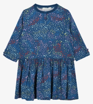 Blue Kiwi Stars Dress - Day Dress