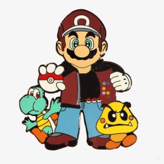 Pokemon Trainer Red Mario