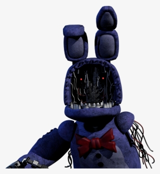 #bonnie #chica #fnaf #foxythepirate #freddy #mangle - Withered Bonnie Jumpscare Gif
