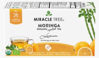 Organic Moringa Superfood Tea, 25 Individually Sealed - Miracle Tree Moringa Organic Superfood Tea