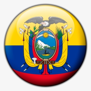 Ecuador Map With Flag Colors
