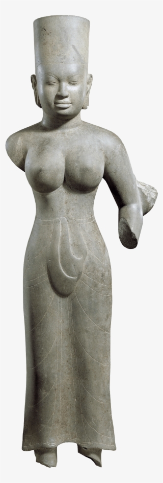 Standing Female Deity, Probably Durga - Figurine