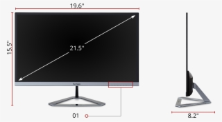 Viewsonic Vx2276-smhd 22 Inch 1080p Frameless Widescreen - Vx2776 Smhd