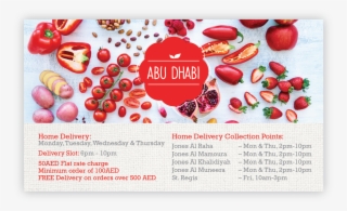 Home Delivery Schedule - Healthy Red Food