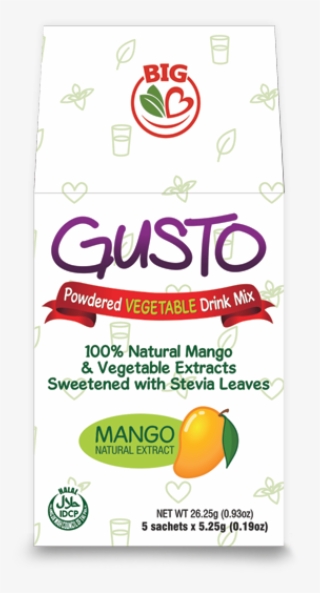 gusto 5's powdered vegetable drink mix - halal food