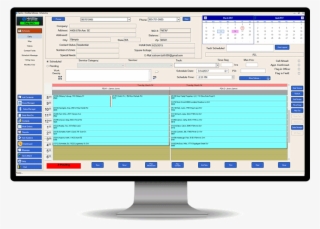 Paperless Scheduling Monitor - Computer Monitor