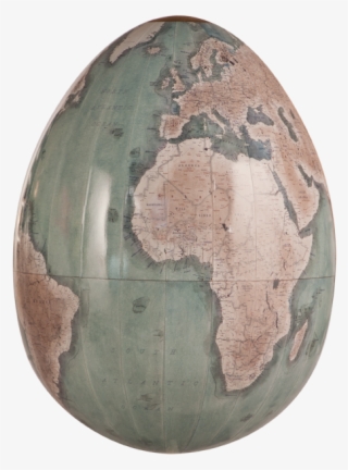 This Hand-painted Globe Egg, Designed By Bellerby Globemakers, - Globe