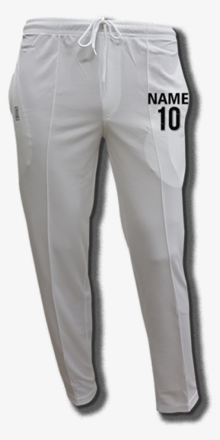Kids Equus White Cricket Pant Design Customise - Pocket