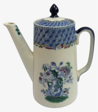 Circa 1914 Spode Masons Chocolate Potor Hot Water Pot - Teapot