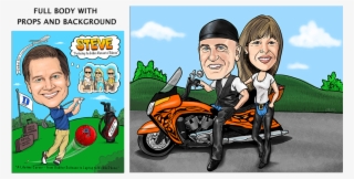 Commission A Caricature From Photos - Cartoon