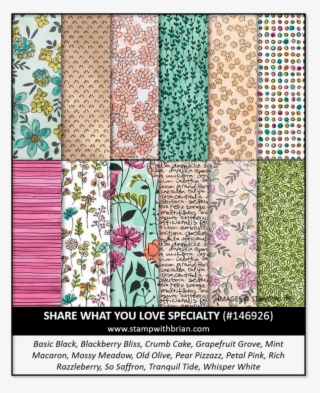 Share What You Love Specialty Designer Series Paper, - Paper