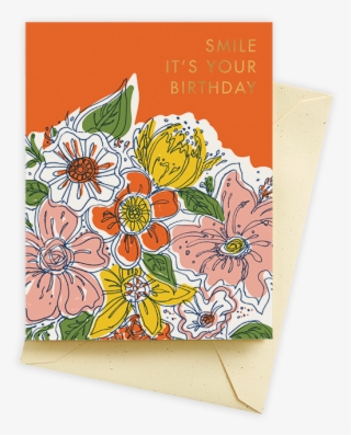 Bouquet Card[bd 2039 Ea] - Greeting Card