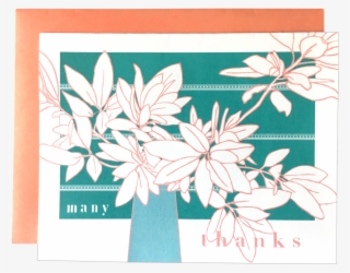 Foliage Bouquet Thanks Card - Greeting Card