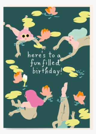 Birthday Funky Quirky Unusual Modern Cool Card Cards - Illustration