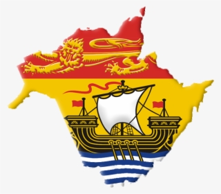 Nb Flag-contour - Flag Of New Brunswick Canada