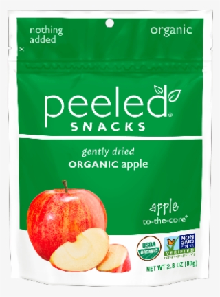 peeled snacks organic apple 2 the core dried fruit, - natural foods