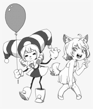 A “self Portrait” Of Zevania And Nattorin - Cartoon