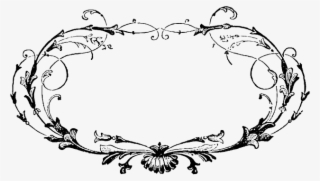 Scroll Clipart Top Border - Scroll Clipart Black And White Frame
