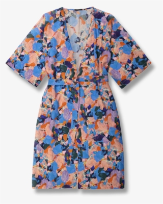 Kaftan / Silk Elsa Splash Colourful Onesize - Pattern