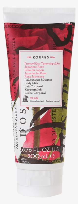 Korres Japanese Rose Body Milk 200ml - Korres Japanese Rose Body