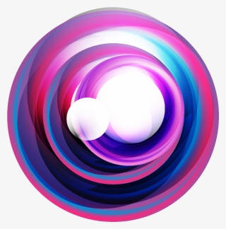 Gold And Purple Background - Circle
