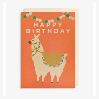 Happy Birthday Lama Greeting Card - Llama