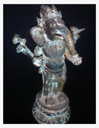Ganesha Ganesh God Multi Hand Spiritual Bronze Brass - Statue