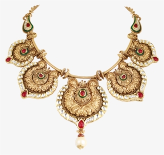 Lalithaa Jewellery Collection, Filigree, Antiques, - Necklace
